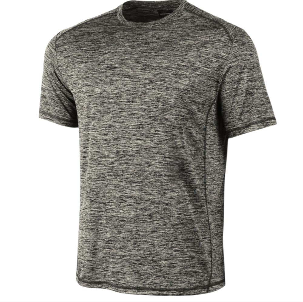 GREG NORMAN Tasso Elba shirt Mens XL gray heather GUC performance Tee